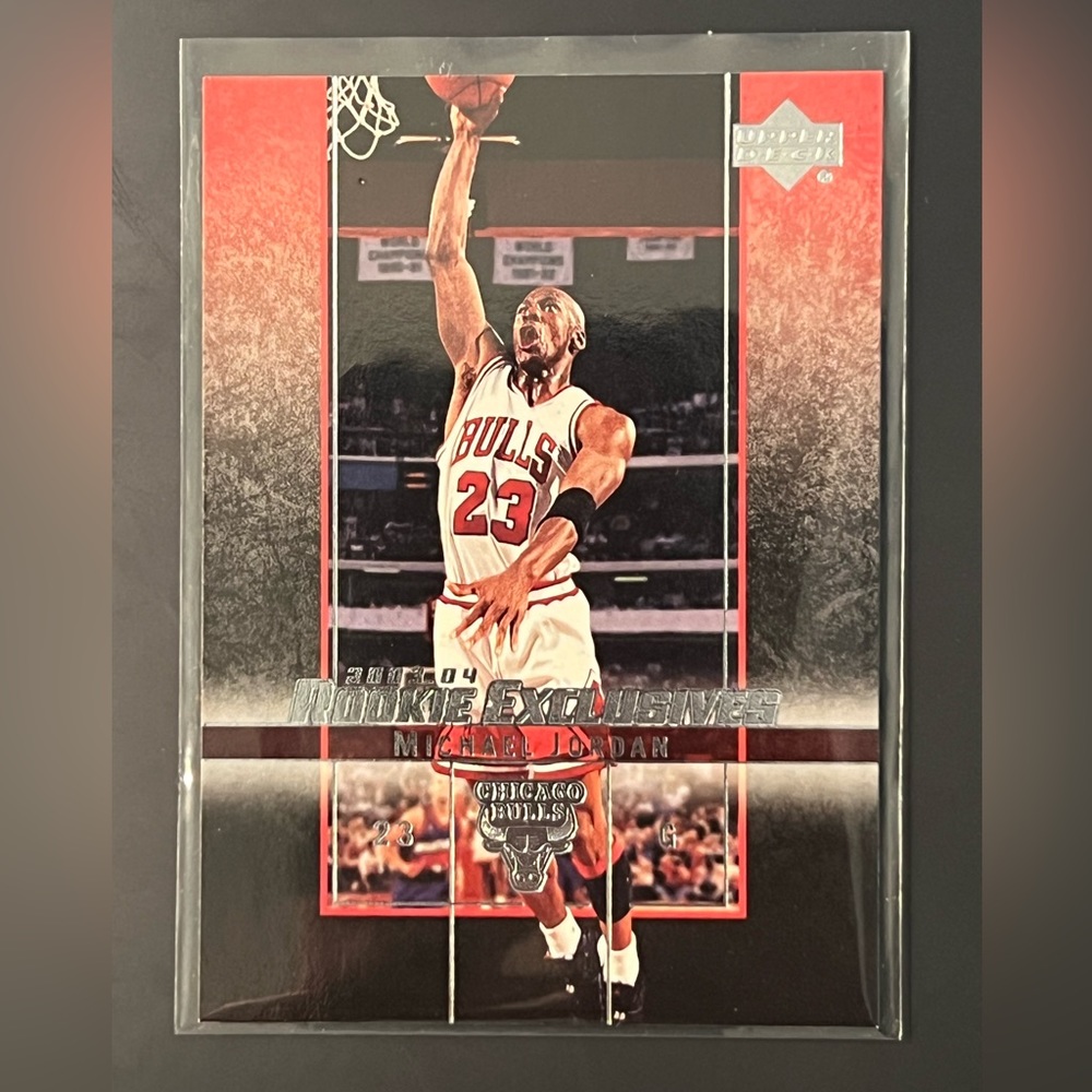 Michael Jordan 2003 UPPER DECK ROOKIE EXCLUSIVES #60 MICHAEL JORDAN HOF